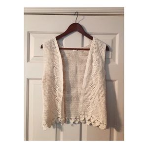 Vintage Crocheted Vest.